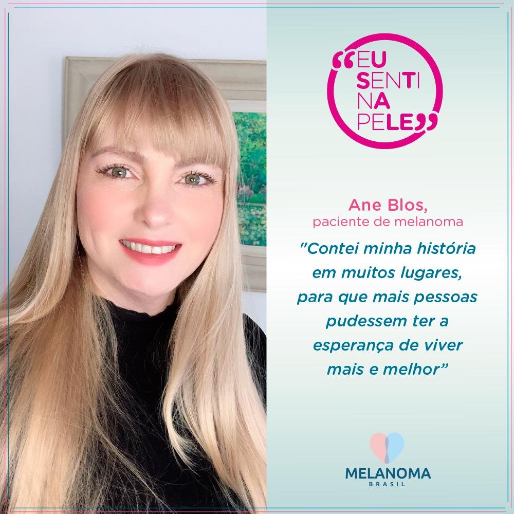 Ane Blos, paciente de melanoma