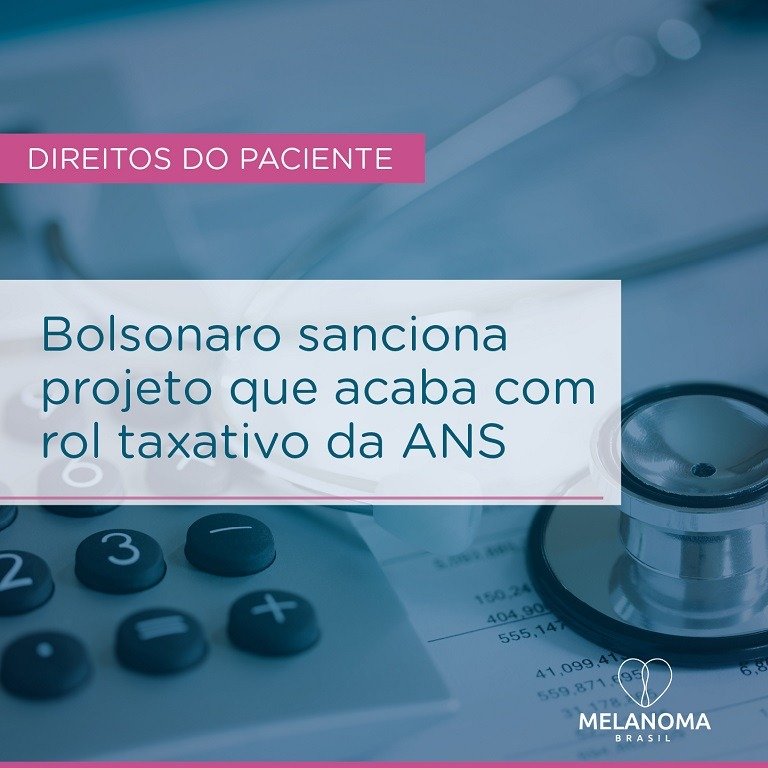 O presidente sancionou lei que acaba com o rol taxativo. da ANS, o que representa uma importante vitória para usuários de planos de saúde.